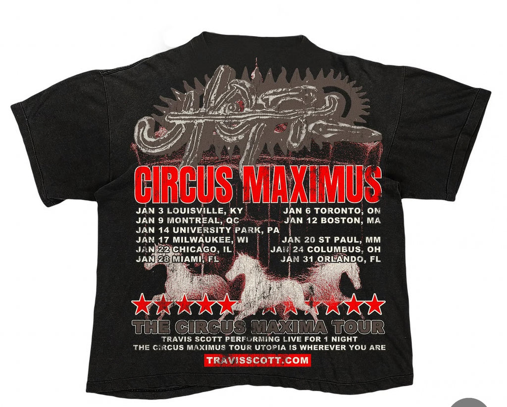 Travis Scott Circus Maximus Tour Tee