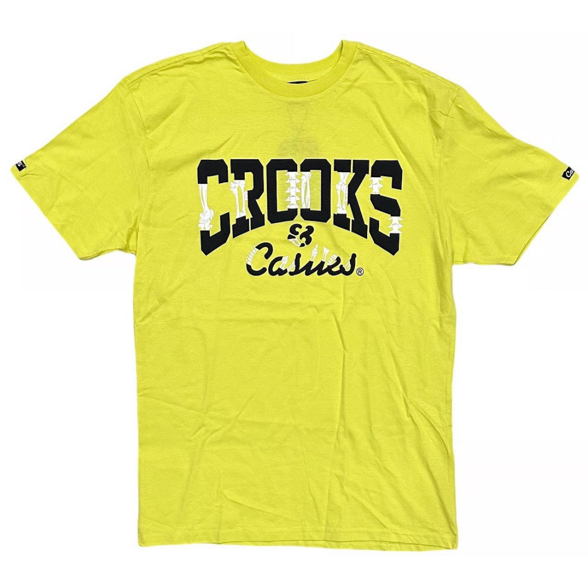 Crooks & Castles Skeleton Bones Logo Tee