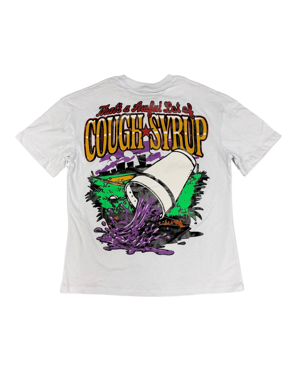 Awful Lot of Cough Syrup Baseball Tee