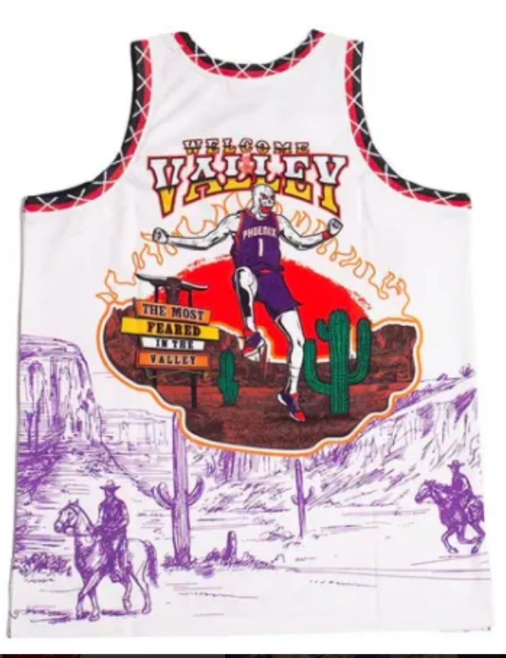 Brand X Warren Lotas Phoenix The Valley Basketball Jersey
