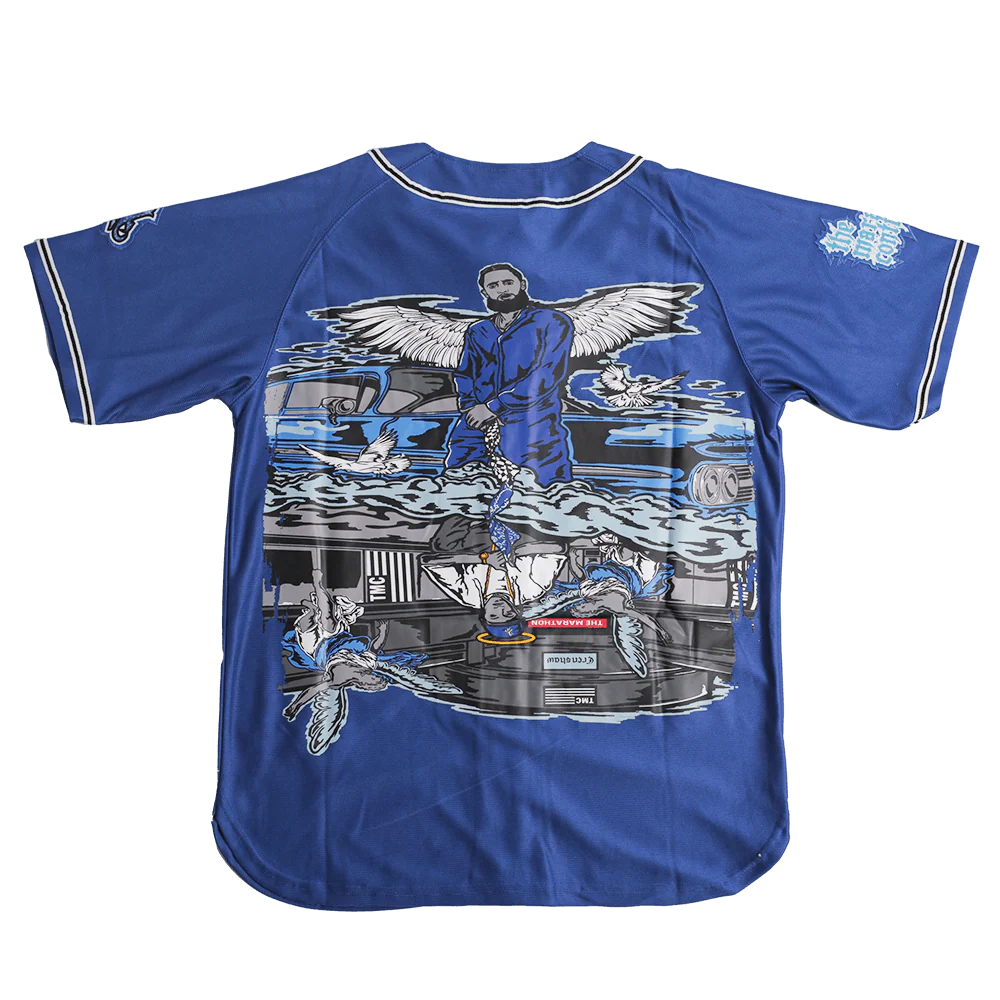 Brand X Los Angelos Nipsey Hussle Baseball Jersey